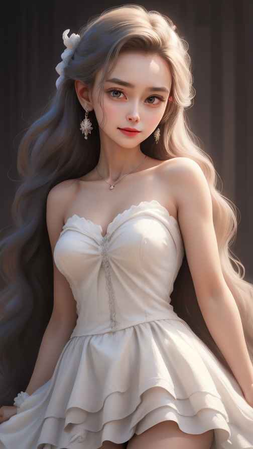 吊带美女