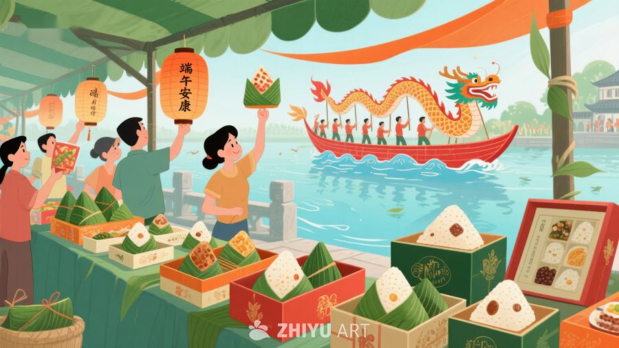端午节龙舟竞渡与粽子展销 66