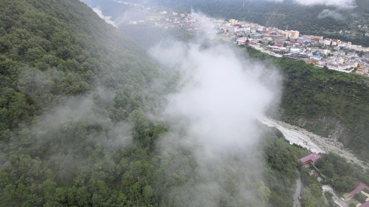 海螺沟国家冰川公园航拍 31