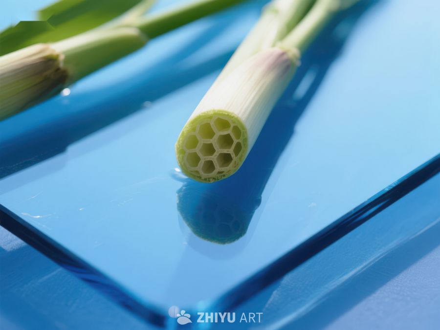 新鲜香茅切面特写 623