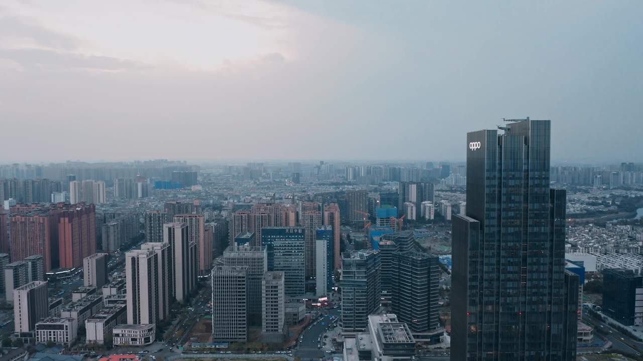 航拍成都天府新区新川创新科技园 2