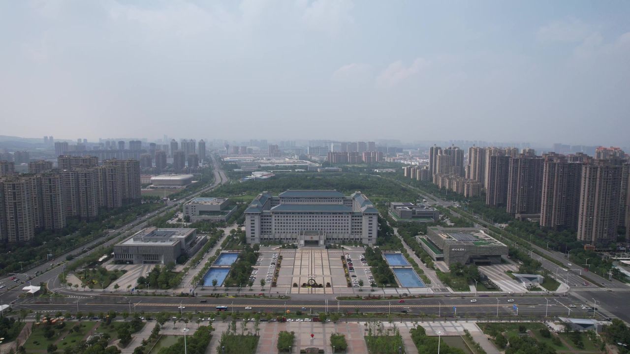 安徽滁州市政府航拍