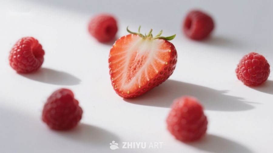 草莓与覆盆子的清新组合 31