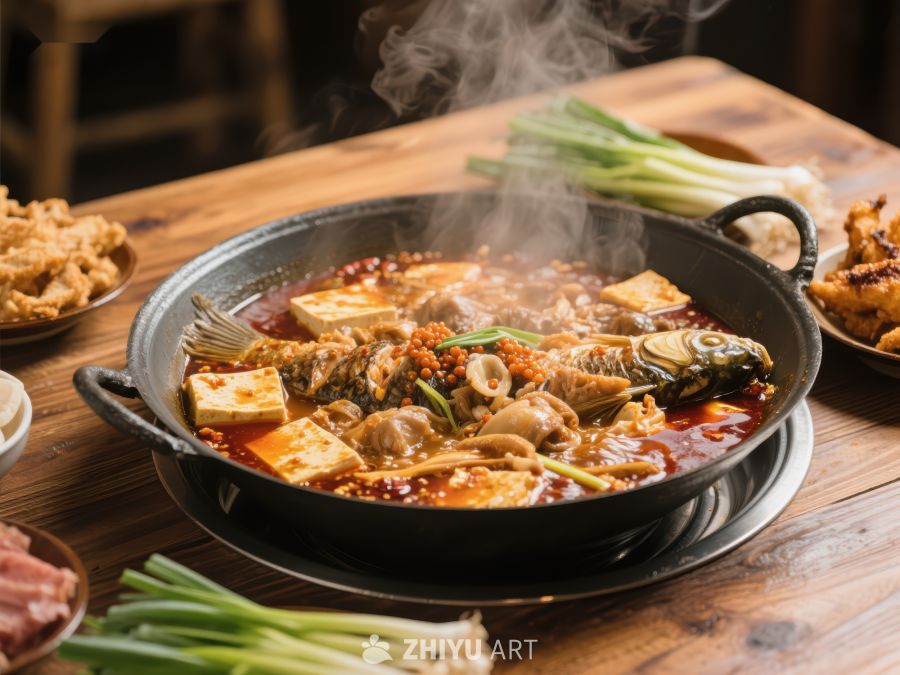 热气腾腾的火锅美食 519