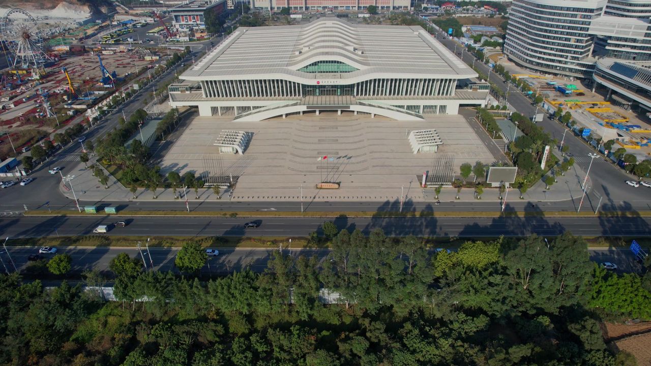 航拍莆田市会展中心
