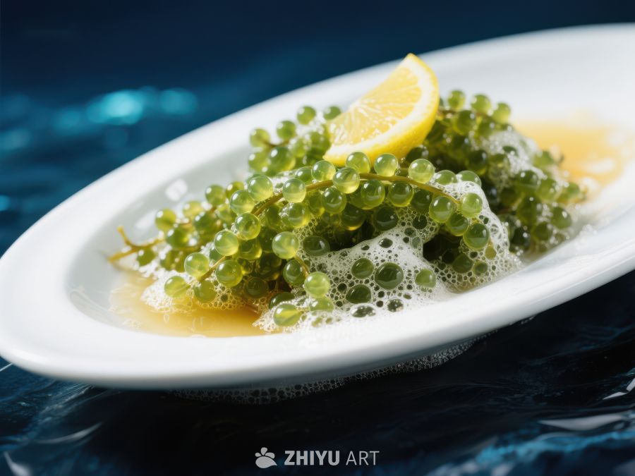 海葡萄配柠檬，清新美食 206