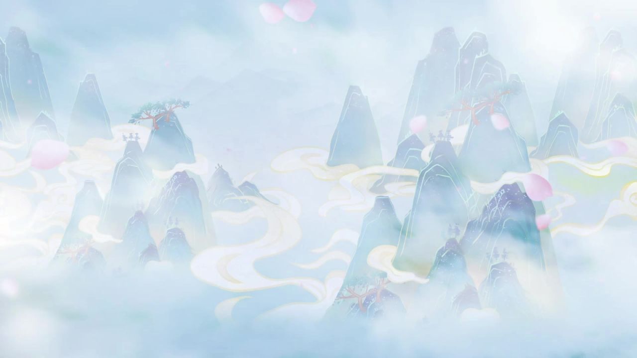 中国风水墨梅花古风戏曲晚会LED视频素材 29