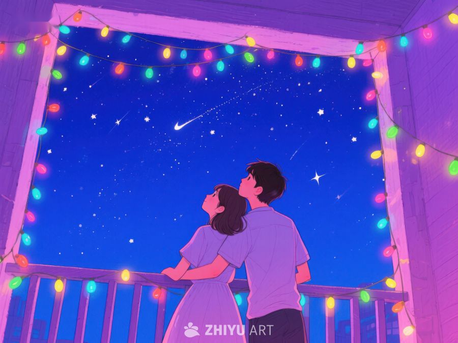 夜空下的温馨时刻 963