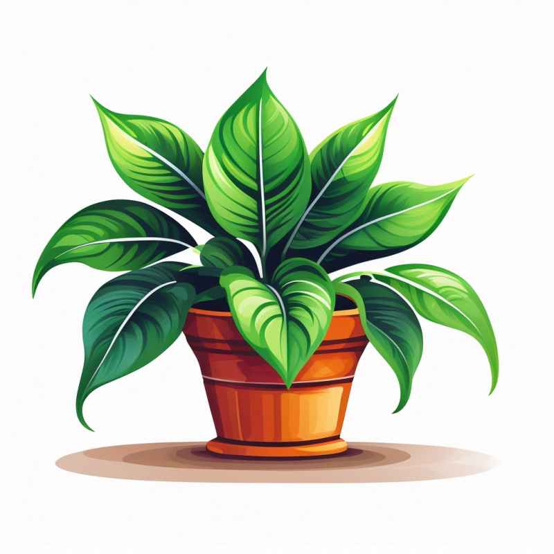 绿萝元素背景图 6