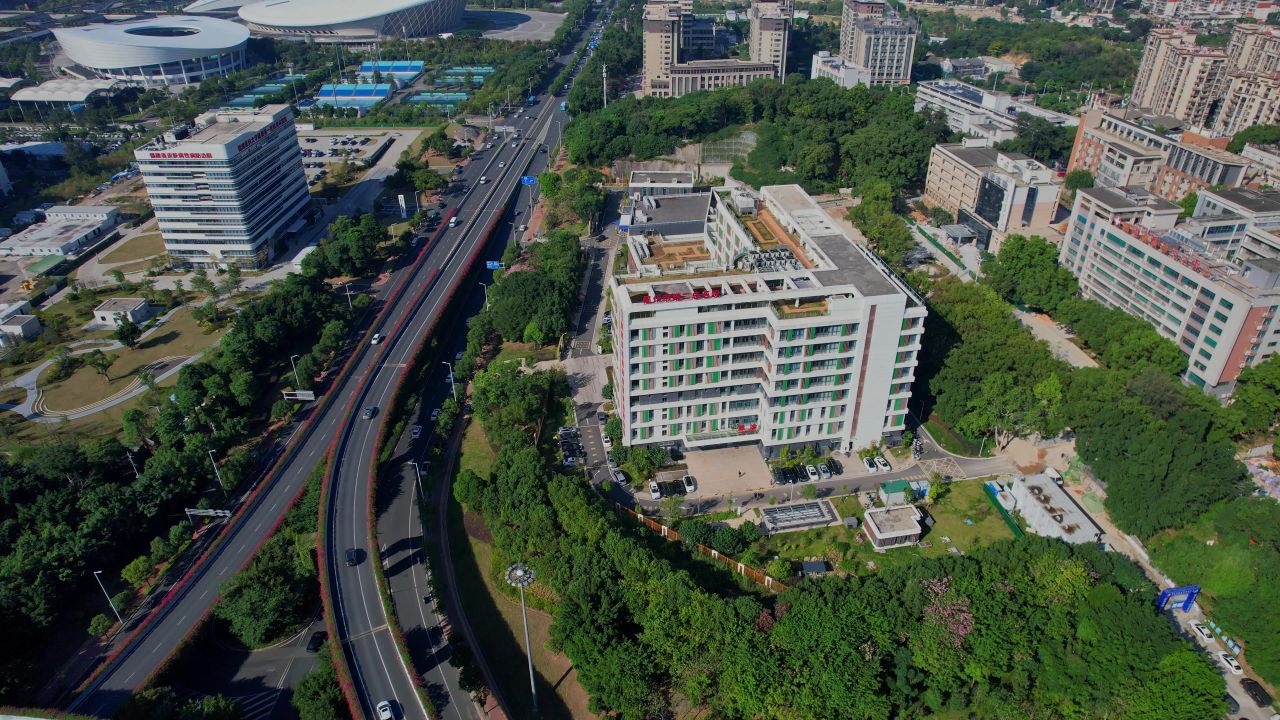 航拍福州市第四医院