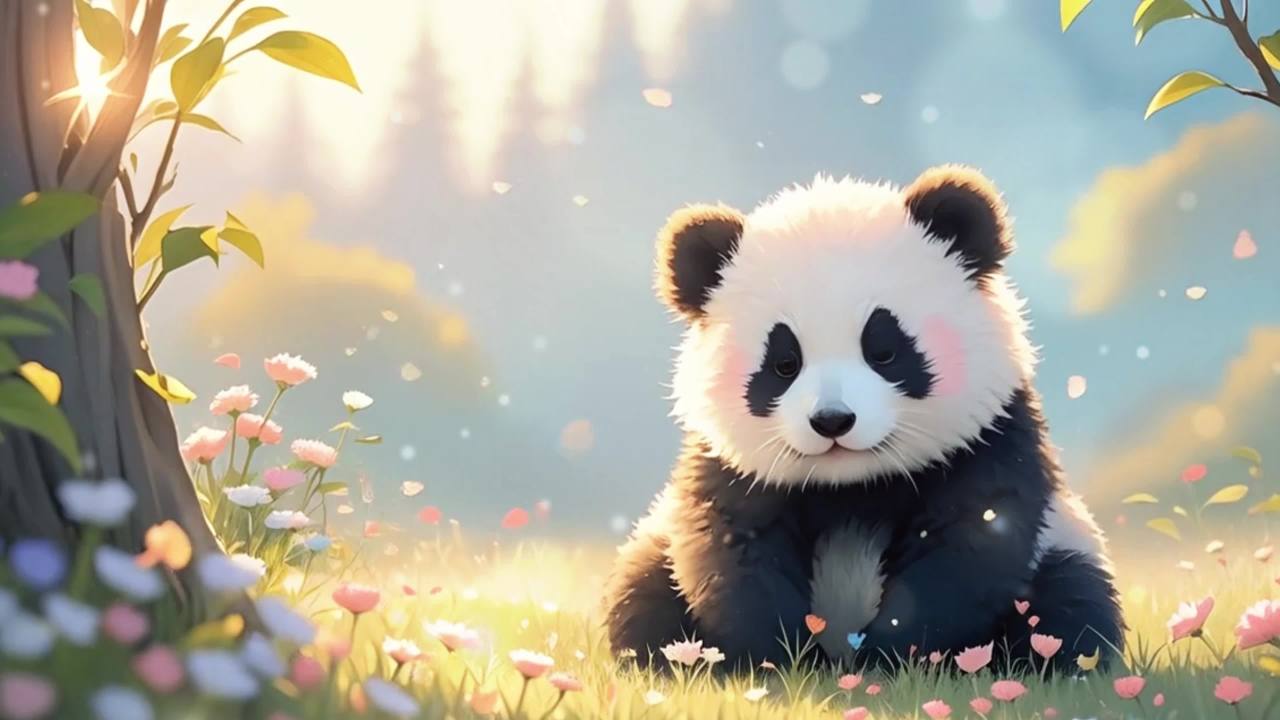 可爱熊猫
