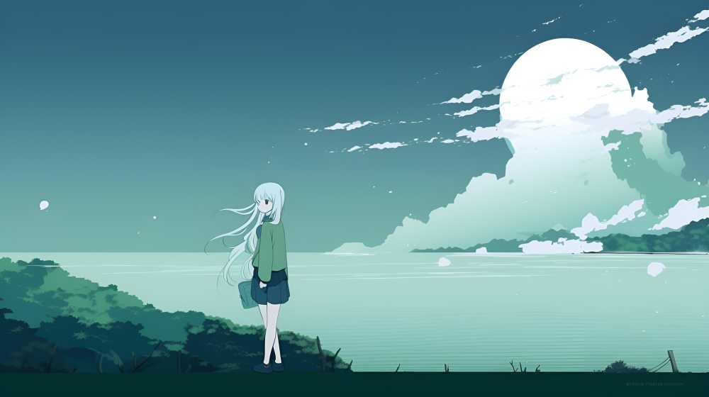 绿色夏季凉快背景图