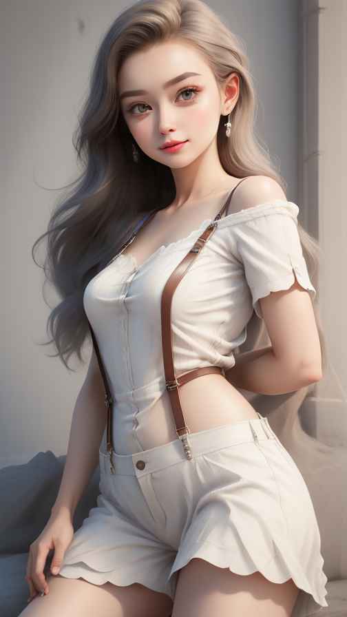 吊带美女