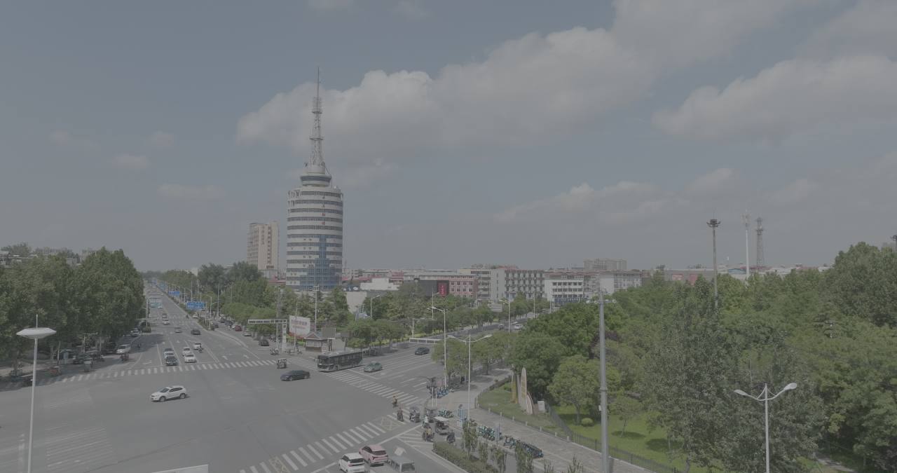 城市全景与现代建筑
