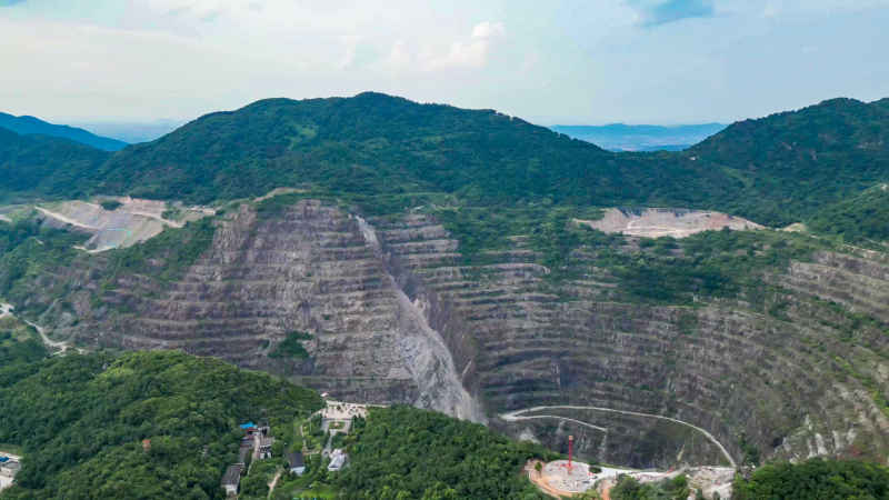 湖北黄石城市风光旅游景区航拍摄影图