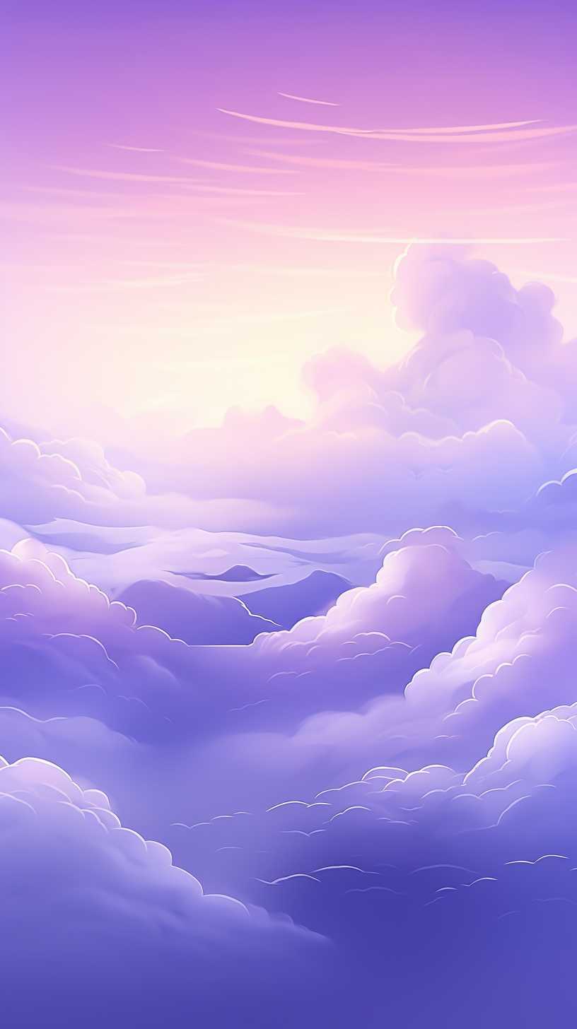 紫色唯美背景