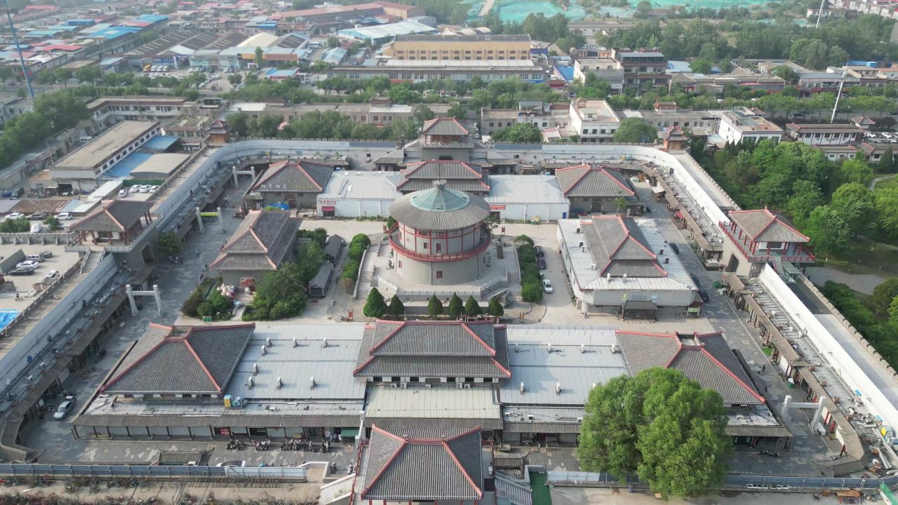 邯郸赵苑公园4A景区航拍