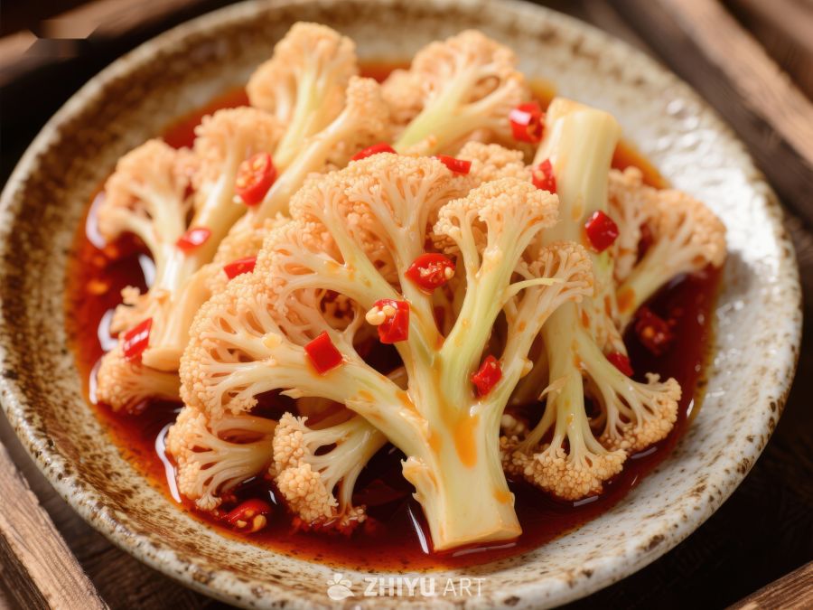 香辣花菜，美味可口的家常菜 1569