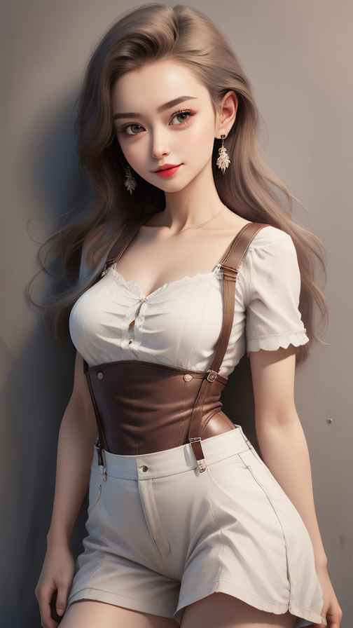 吊带美女