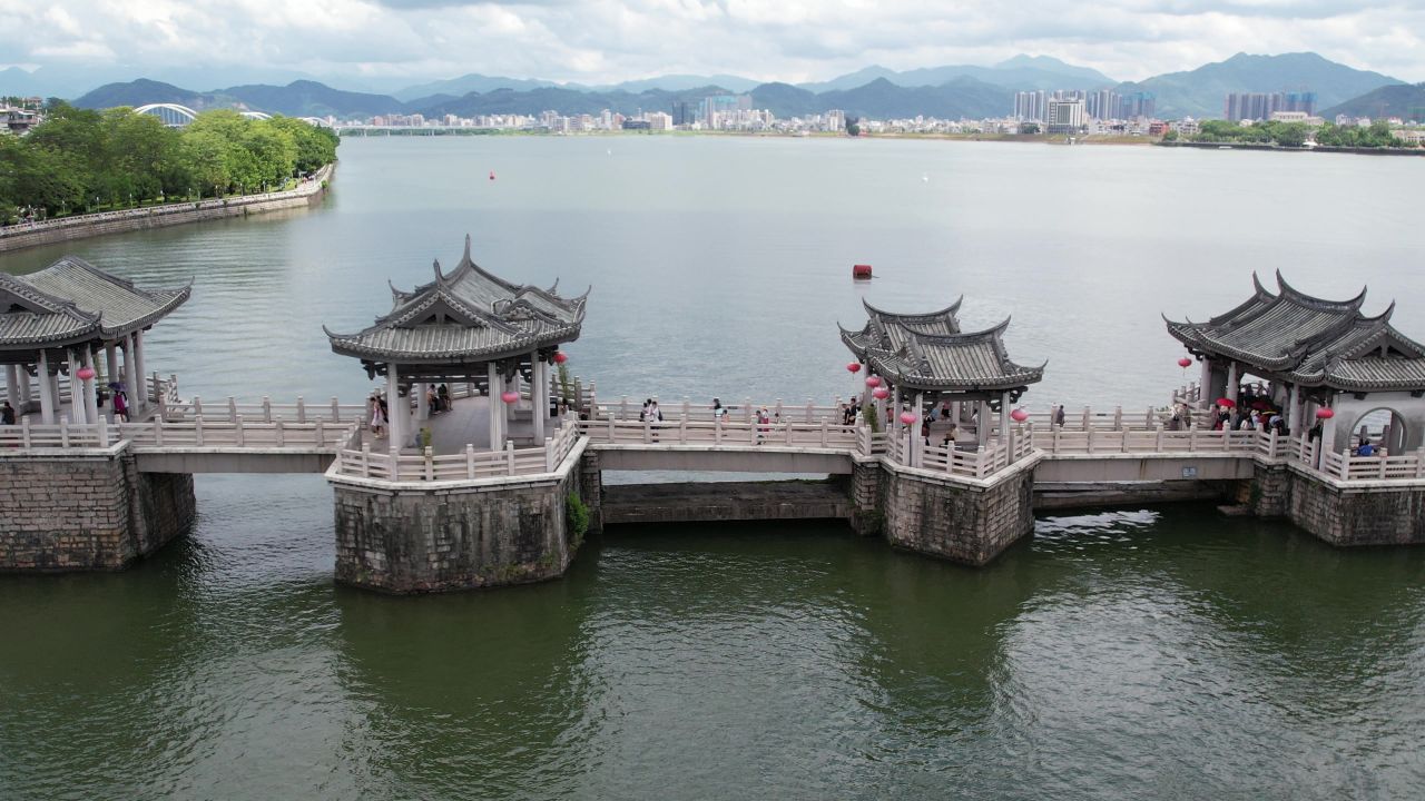 潮州广济桥航拍 5