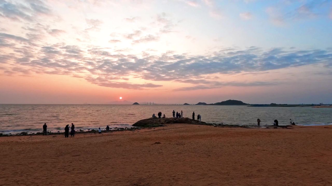 春天里的拍摄 天空