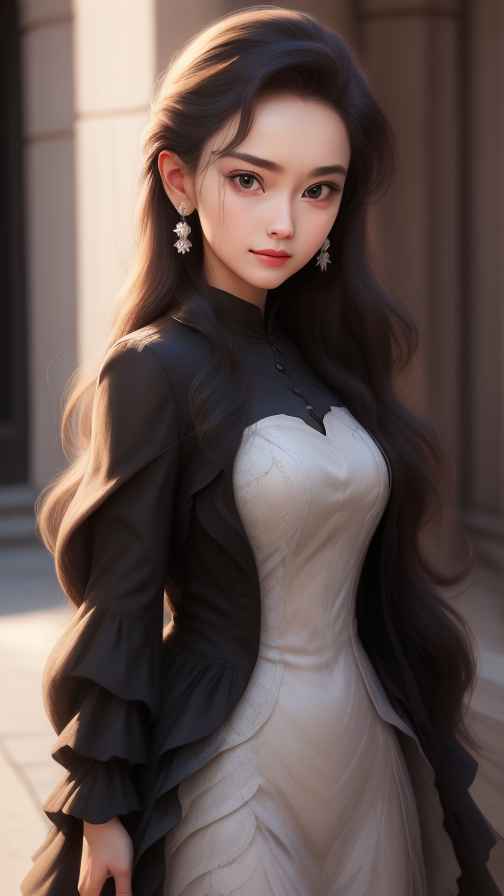 美女身材好看穿什么都好看