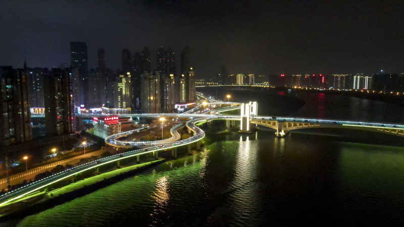 福建泉州城市风光航拍图 