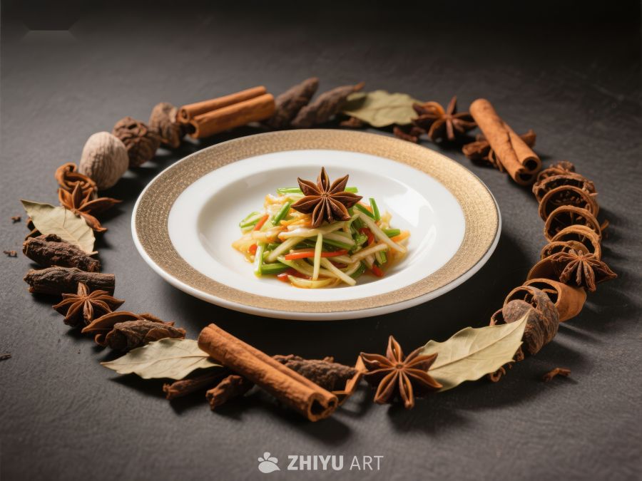 香料环绕的精致菜肴 1661