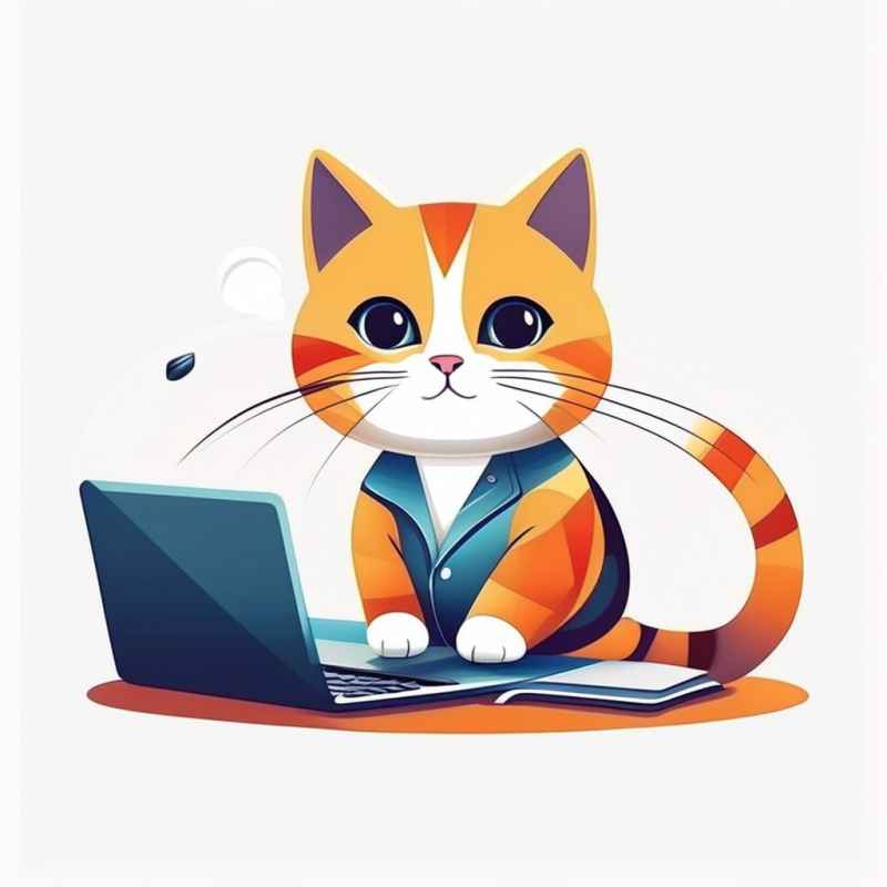 办公室勤劳的猫咪 6