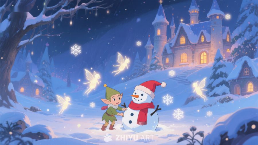 冬夜童话：精灵与雪人 73