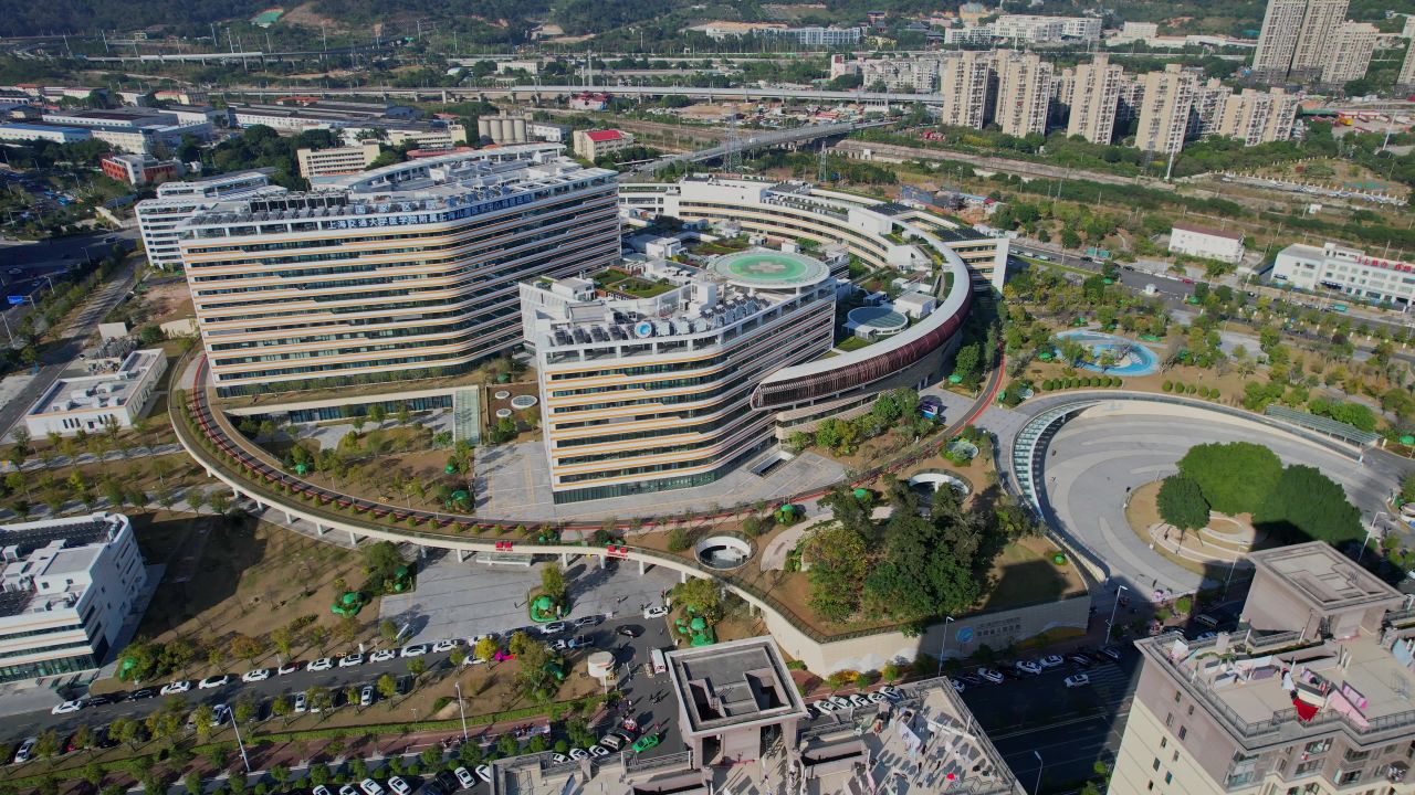 航拍福建省儿童医院