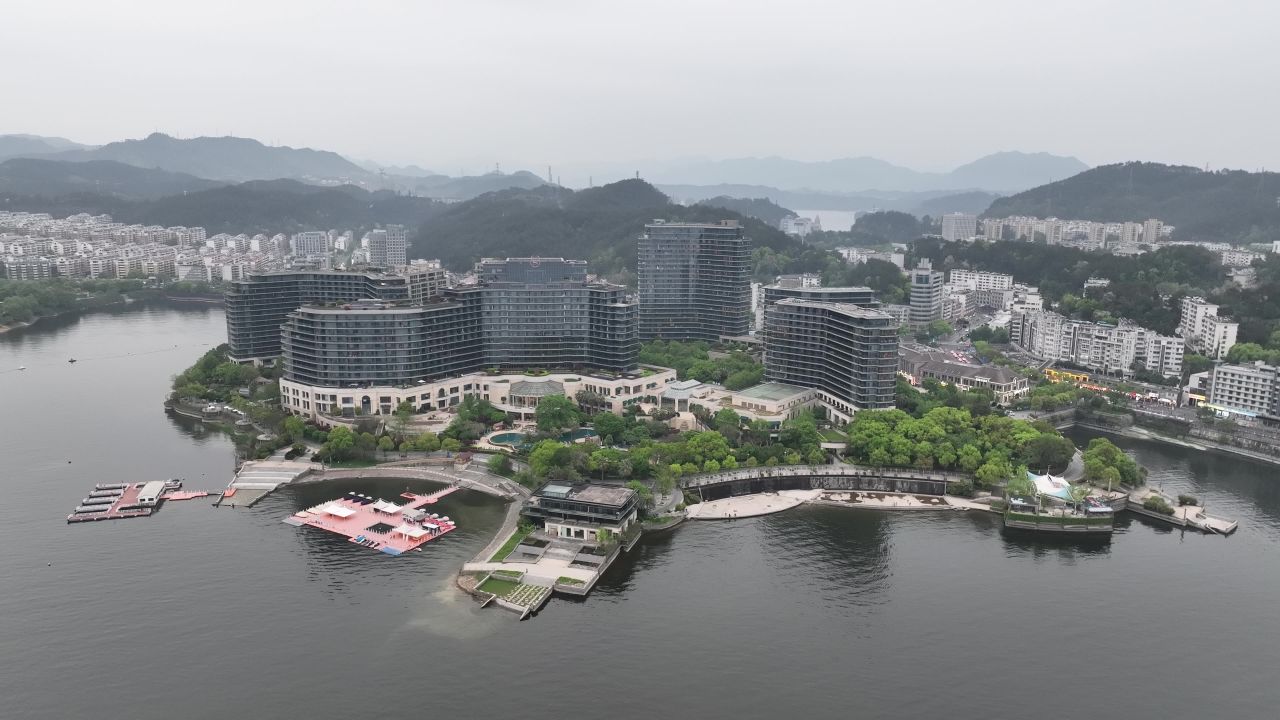 4K航拍浙江千岛湖风景区 26