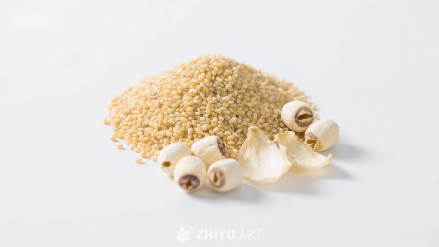 小米与莲子的健康组合
