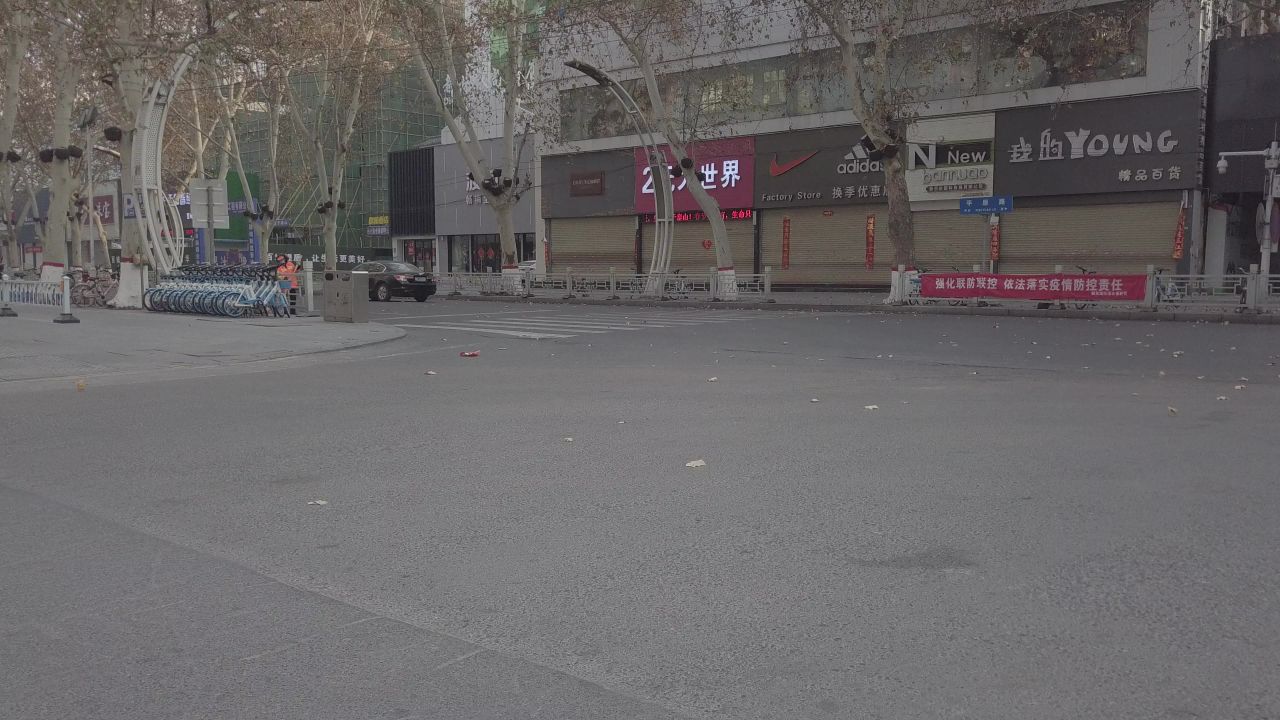 疫情下的街道