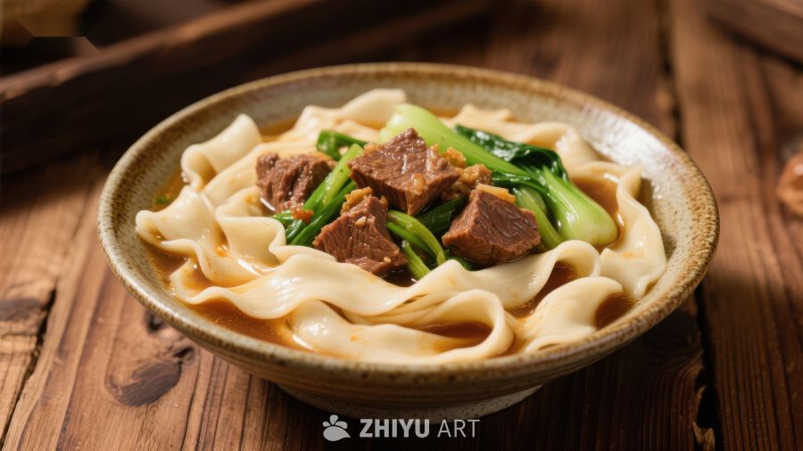 牛肉青菜面碗