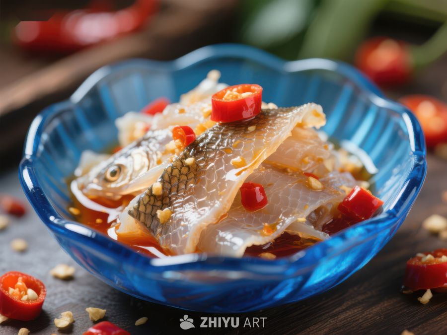 酸辣鱼片，美味佳肴 1425