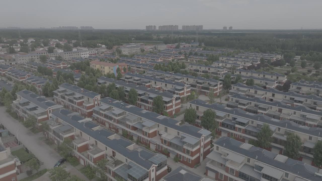 城市边缘的住宅区
