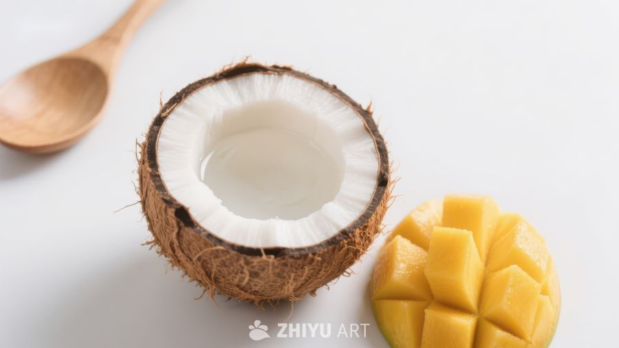 椰子与芒果的清新组合
