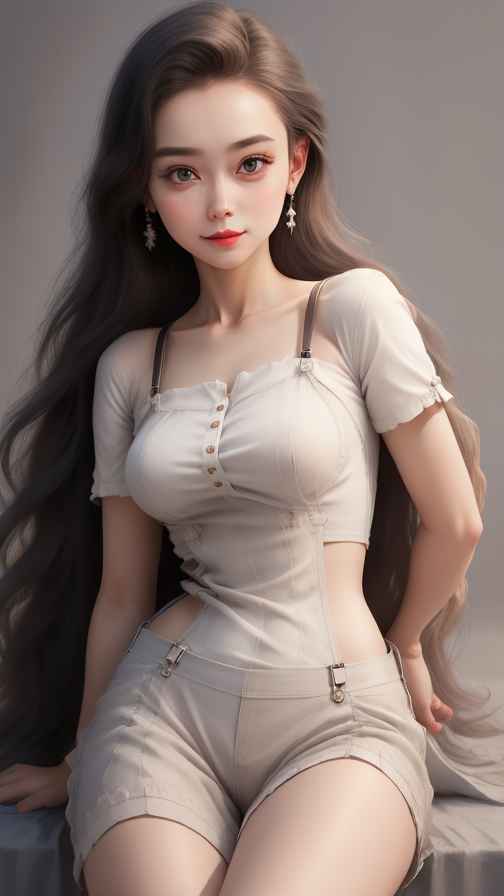 吊带美女