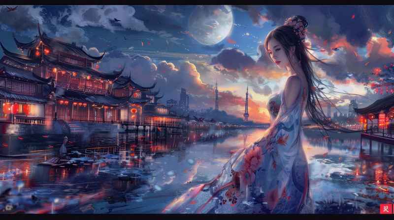 二次元美女