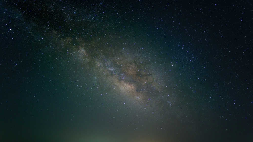 湖南浏阳大围山银河星空
