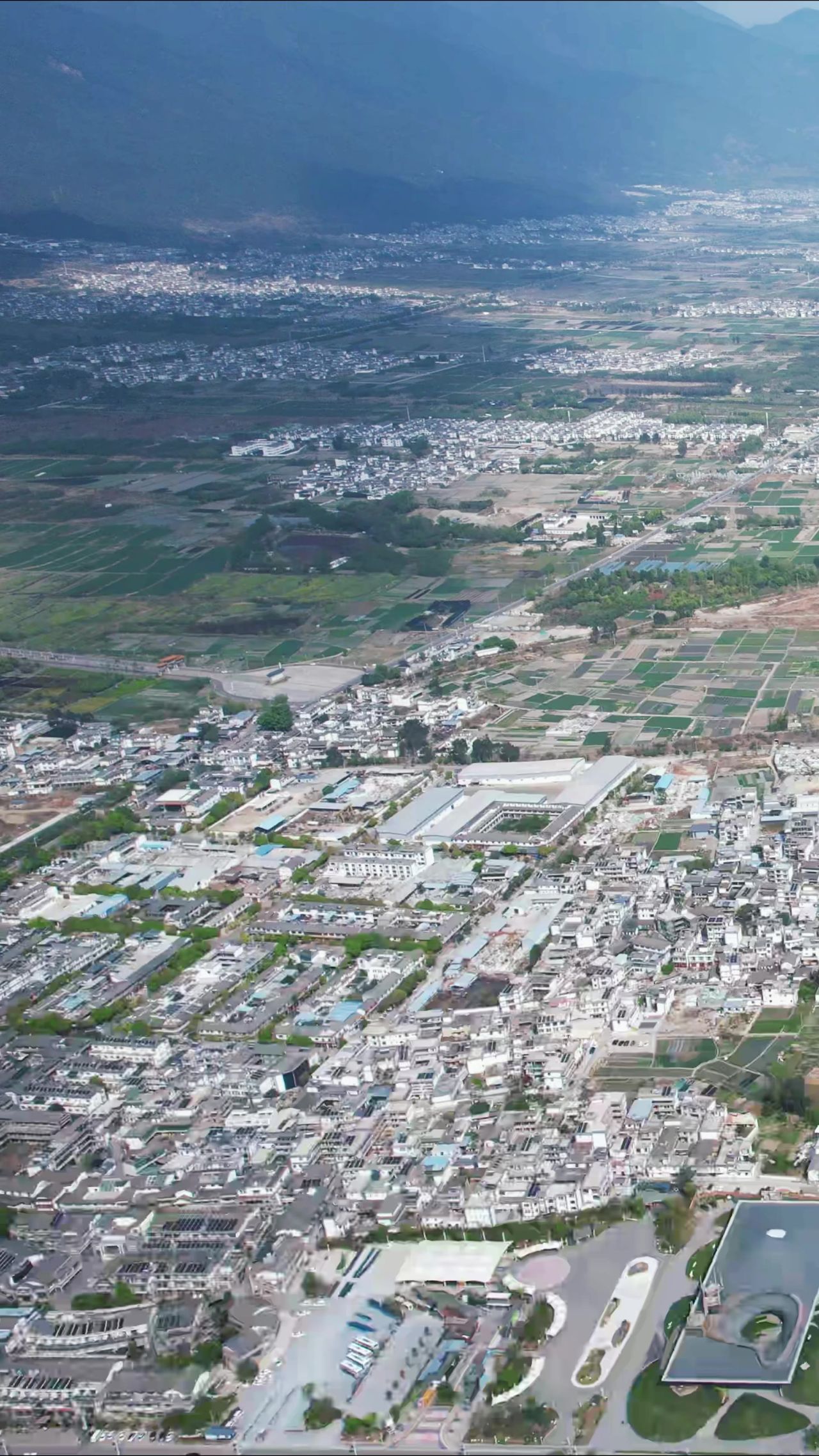 乡村田园农业种植竖屏航拍 