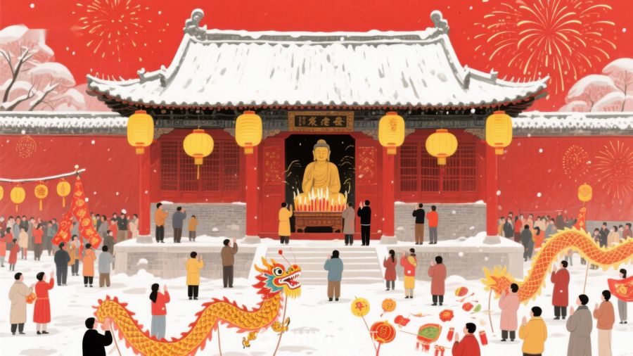 春节庙会庆祝活动 115