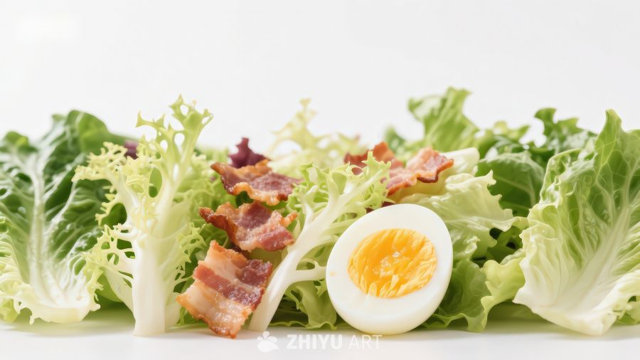 生菜培根鸡蛋沙拉