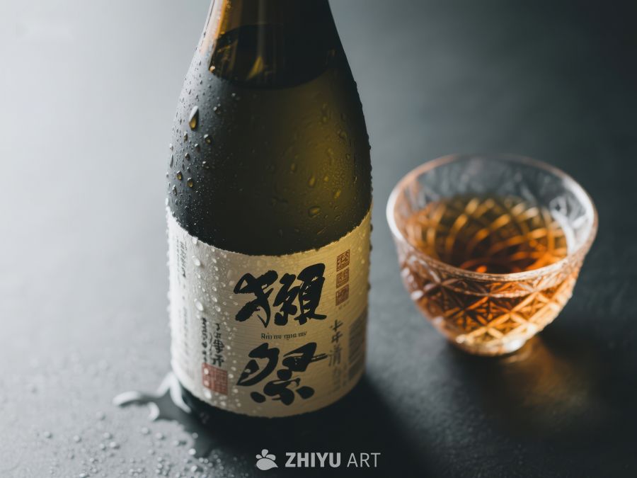 清酒瓶与小杯，传统饮品的静谧之美 162