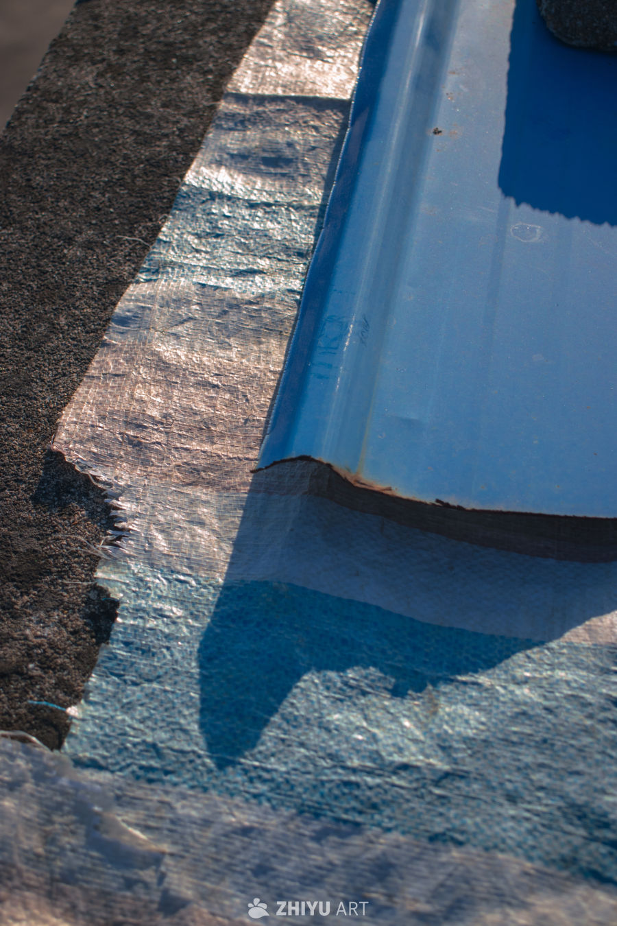 屋顶防水胶带特写