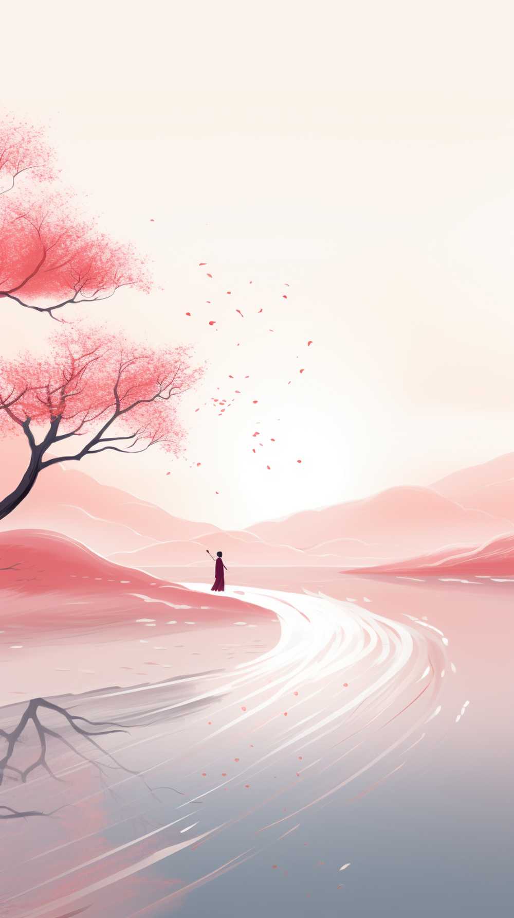 唯美浅白色背景图