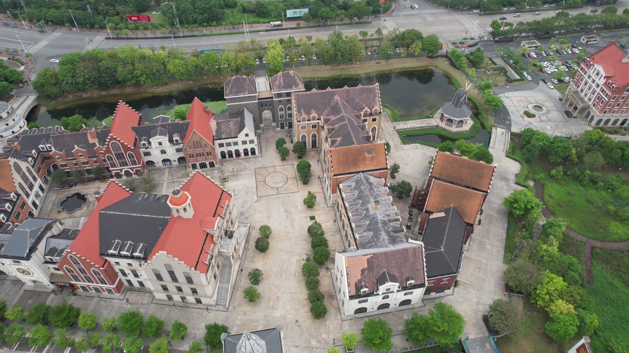 南宁市建筑风光航拍 6