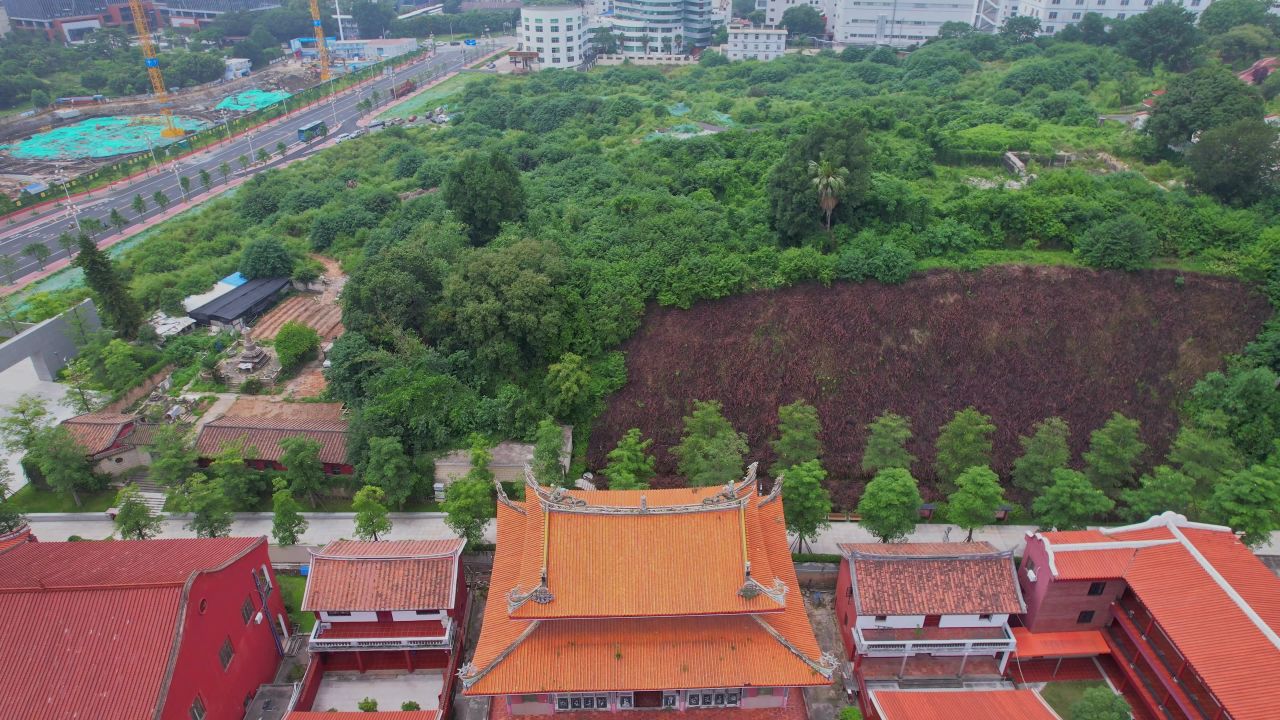 航拍漳州南山禅寺景观