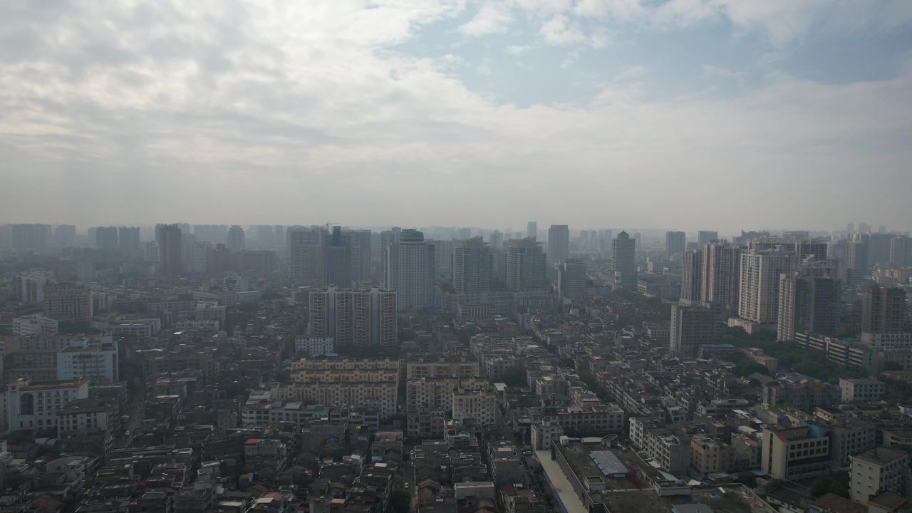 广西北海城市风景航拍 